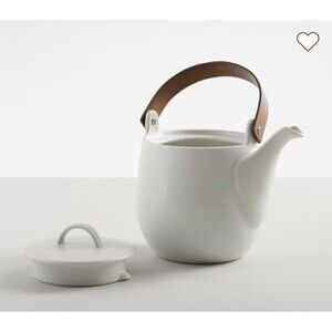 Pottery Barn Mason Stoneware Teapot and Lid New
